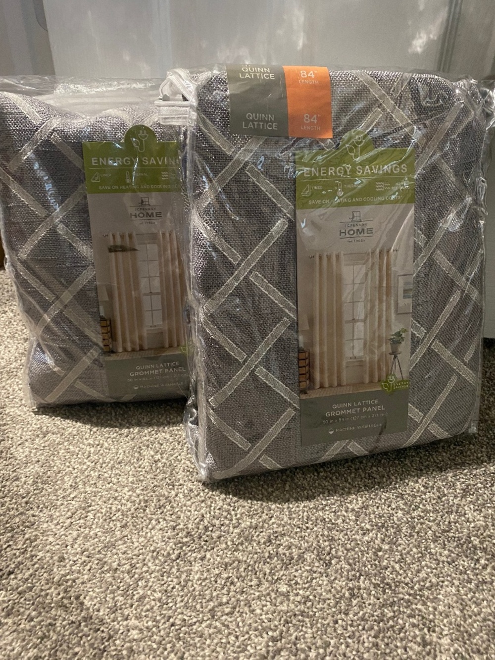 JC Penney Home Quinn Lattice Grommet Pannel (2)